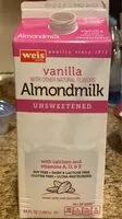 Mängden socker i Unsweetened vanilla almond milk