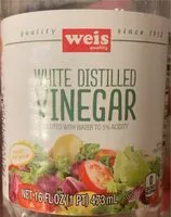 Mängden socker i White Distilled Vinegar