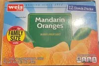 Mängden socker i Mandarin orange snack cups
