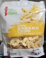 Mängden socker i Dried Banana Chips