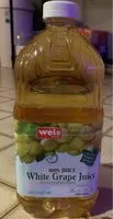 Mängden socker i 100% White Grape Juice From Concentrate