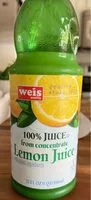 Mängden socker i 100% Reconstituted Lemon Juice
