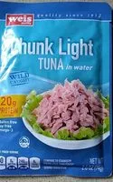 Mängden socker i Chunk light tuna