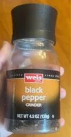 Mängden socker i Black pepper