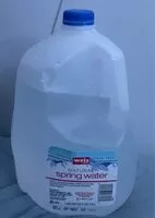 Mängden socker i Natural Spring Water