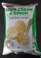 Mängden socker i Sour Cream and Onion Mini Rice Crisps