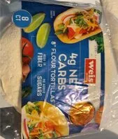 Mängden socker i carb net flour tortilla
