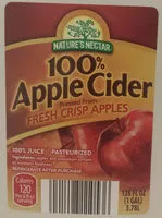 Mängden socker i 100% Apple Cider