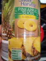 Mängden socker i Sweet harvest, pineapple slices