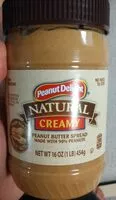 Mängden socker i Natural Creamy Peanut Butter Spread