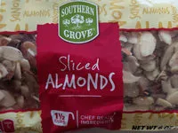 Mängden socker i Sliced almonds
