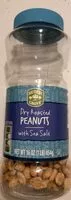 Mängden socker i Dry roasted peanuts with sea salt, sea salt
