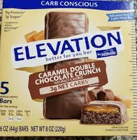 Mängden socker i Elevation  Caramel double chocolate crunch