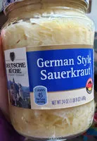 Mängden socker i German Style Sauerkraut