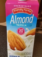 Mängden socker i Unsweetened vanilla almondmilk, vanilla