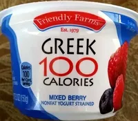 Mängden socker i Nonfat Greek Yogurt Mixed Berry