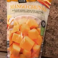 Mängden socker i Unsweetened mango chunks, unsweetened
