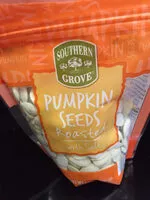 Mängden socker i Pumpkin seeds roasted with salt