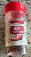Mängden socker i Crushed red pepper