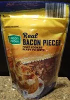 Mängden socker i Real bacon pieces