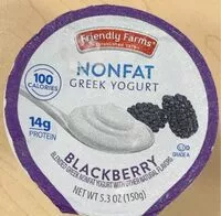 Mängden socker i Blackberry Nonfat Greek Yogurt