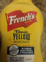 Mängden socker i French's, classic yellow mustard