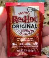 Mängden socker i Franks redhot seasoning blend