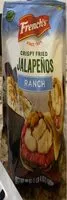 Mängden socker i Crispy fried jalapeños ranch