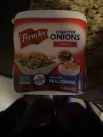 Mängden socker i French’s crispy fried onions