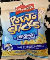 Mängden socker i Potato Sticks