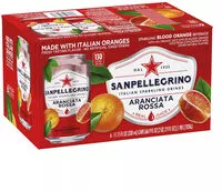Mängden socker i Sparkling blood orange beverage with 16% orange juice and 3% blood orange juice from concentrate, aranciata rossa