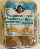 Mängden socker i Restaurant style hamburger buns