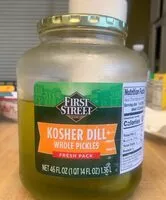 Mängden socker i Kosher Dill Pickles