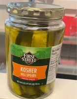 Mängden socker i Kosher Dill Spears