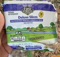 Mängden socker i Deluxe slices american cheese