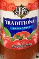 Mängden socker i First street traditional pasta sauce