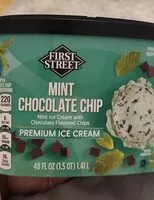 Mängden socker i mint chocolate chip premium ice cream