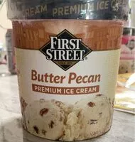 Mängden socker i First street butter pecan premium ice cream