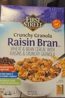Mängden socker i Crunchy granola raising bran