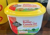 Mängden socker i First Street Spreadable Butter