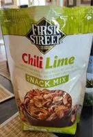 Mängden socker i First street chili lime snack mix
