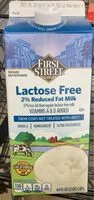 Mängden socker i First street lactose free 2% reduced fat milk