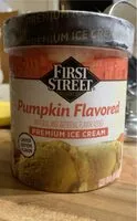 Mängden socker i First street pumpkin flavored premium ice cream