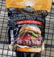 Mängden socker i sirloin beef patties