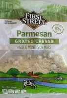 Mängden socker i Parmesan Grated cheese