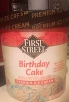 Mängden socker i First street birthday cake premium ice cream