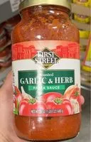 Mängden socker i Garlic & herb pasta sauce