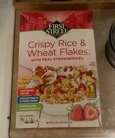 Mängden socker i Crispy Rice and Wheat Flakes