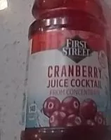 Mängden socker i Cranberry Juice Cocktail