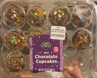 Mängden socker i First street mini chocolate cupcakes